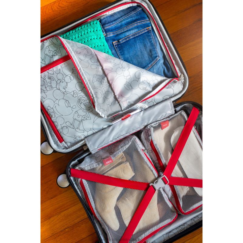 Disney 20'' Spinner 0HTH454 American Tourister Mickey Red Luggage