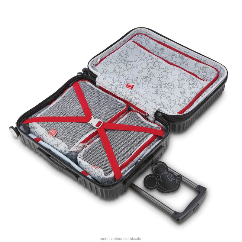 Disney 20'' Spinner 0HTH455 American Tourister Mickey Black Luggage