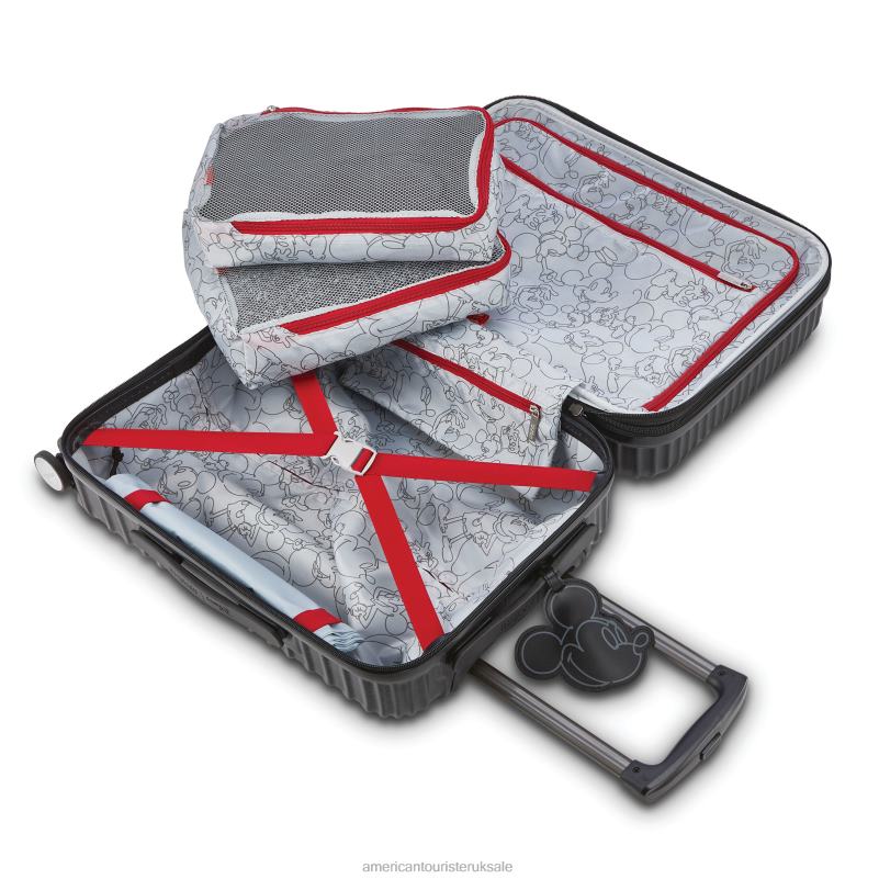 Disney 20'' Spinner 0HTH455 American Tourister Mickey Black Luggage