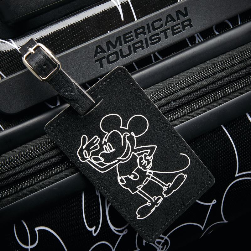 Disney Mickey Scribble 20'' Spinner 0HTH4100 American Tourister Mickey Mouse Multi Face Luggage