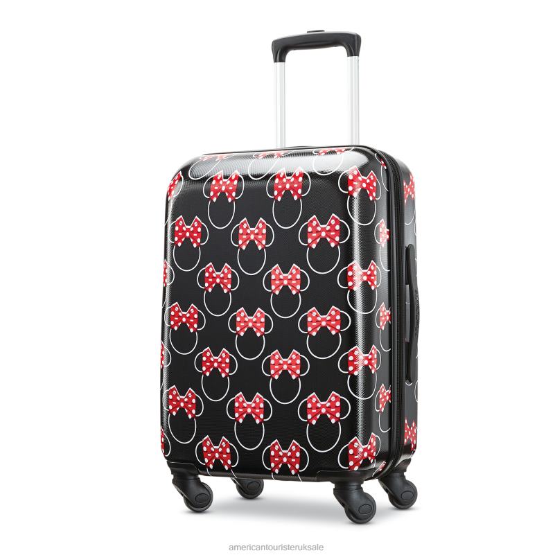 Disney Minnie Bows 20'' Spinner 0HTH4114 American Tourister Minnie Mouse Red Bows Luggage