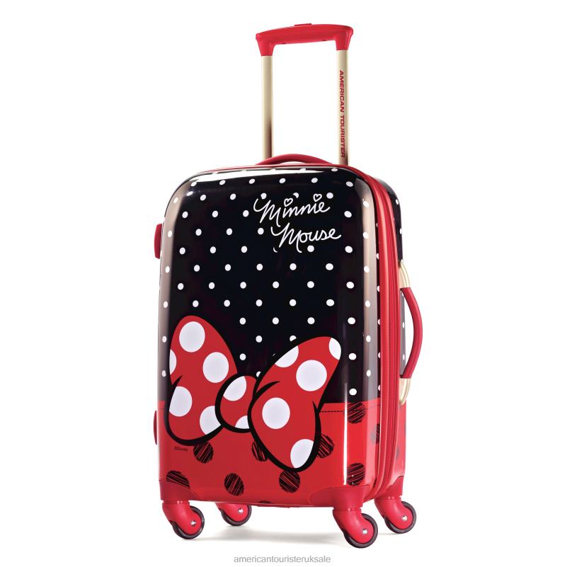 Disney Minnie Mouse 21'' Hardside Spinner 0HTH456 American Tourister Minnie Mouse Red Bow Luggage