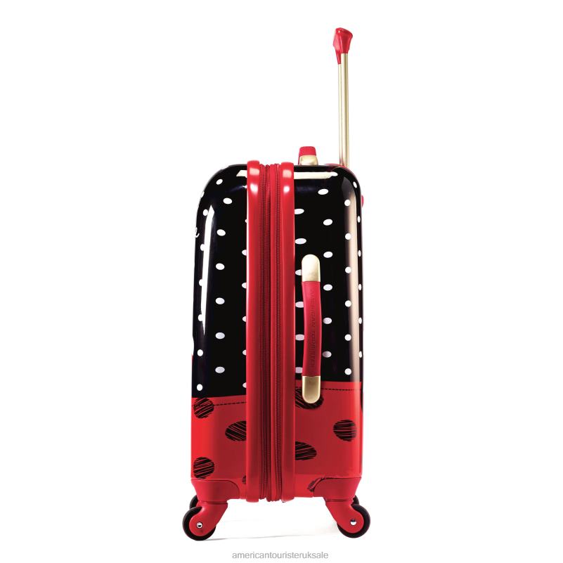 Disney Minnie Mouse 21'' Hardside Spinner 0HTH456 American Tourister Minnie Mouse Red Bow Luggage