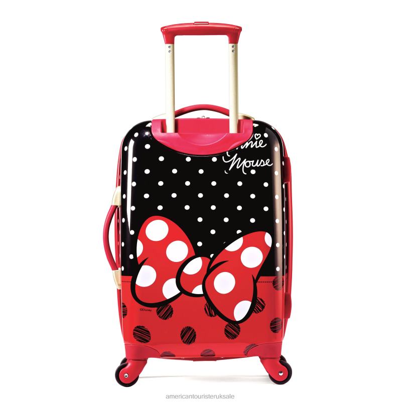 Disney Minnie Mouse 21'' Hardside Spinner 0HTH456 American Tourister Minnie Mouse Red Bow Luggage