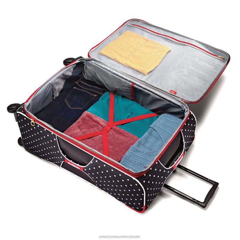 Disney Minnie Mouse 21'' Spinner 0HTH473 American Tourister Minnie Mouse Red Bow Luggage