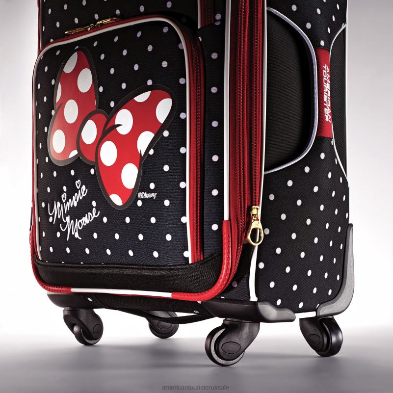 Disney Minnie Mouse 21'' Spinner 0HTH473 American Tourister Minnie Mouse Red Bow Luggage