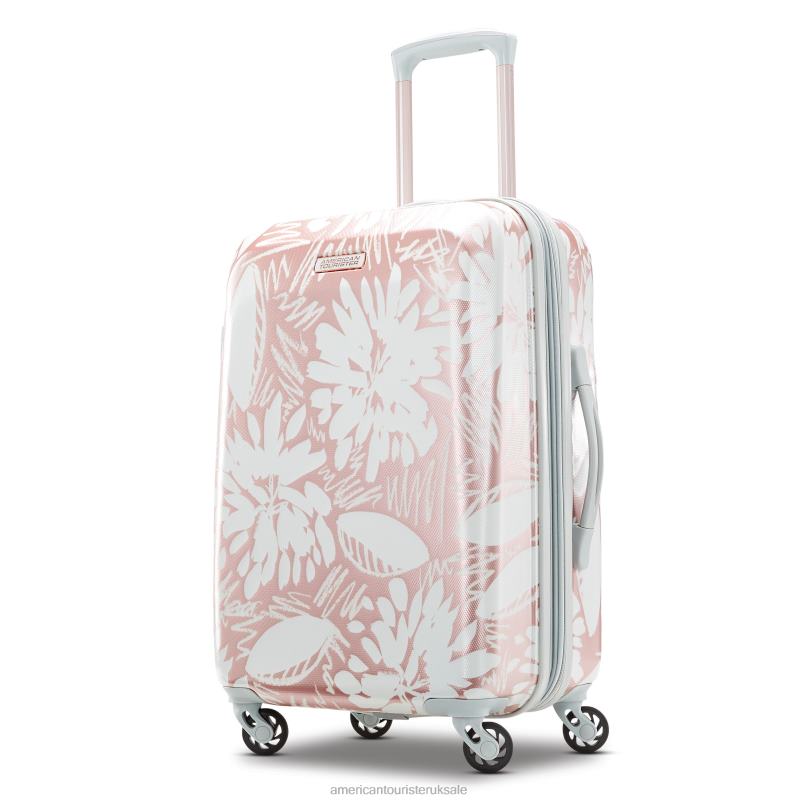 Moonlight 21'' Spinner 0HTH414 American Tourister Ascending Gardens Rose Gold Luggage