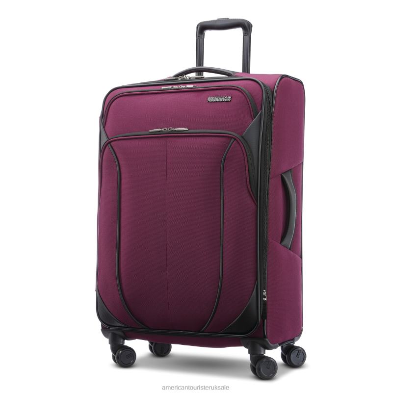 4 Kix 2.0 24'' Spinner 0HTH488 American Tourister Purple Orchid Luggage