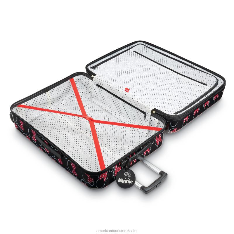 Disney Minnie Bows 28'' Spinner 0HTH491 American Tourister Minnie Mouse Red Bows Luggage