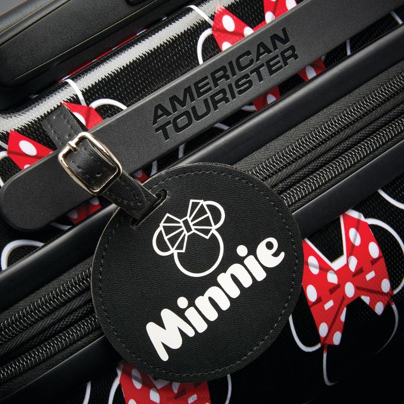 Disney Minnie Bows 28'' Spinner 0HTH491 American Tourister Minnie Mouse Red Bows Luggage