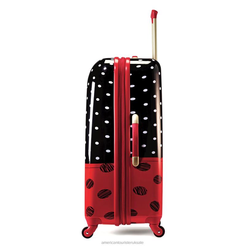 Disney Minnie Mouse 28'' Hardside Spinner 0HTH461 American Tourister Minnie Mouse Red Bow Luggage