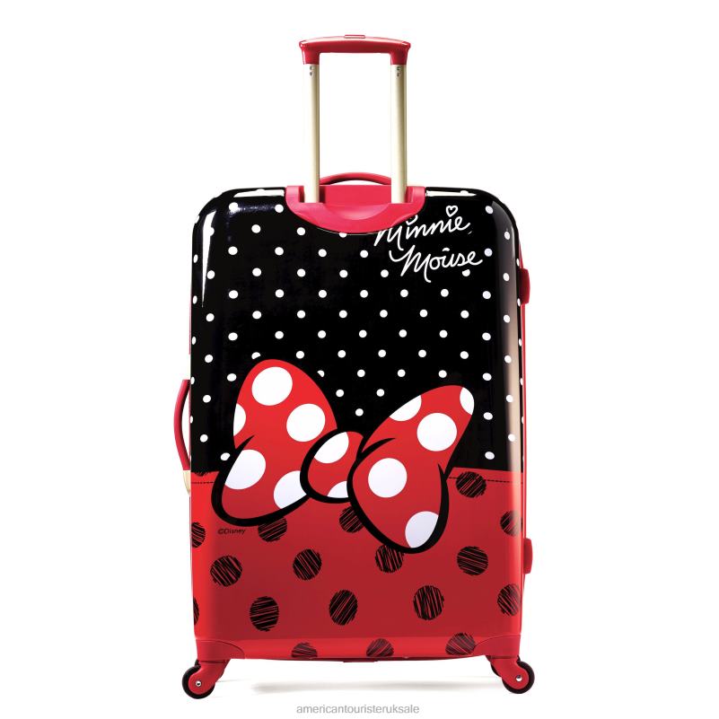 Disney Minnie Mouse 28'' Hardside Spinner 0HTH461 American Tourister Minnie Mouse Red Bow Luggage