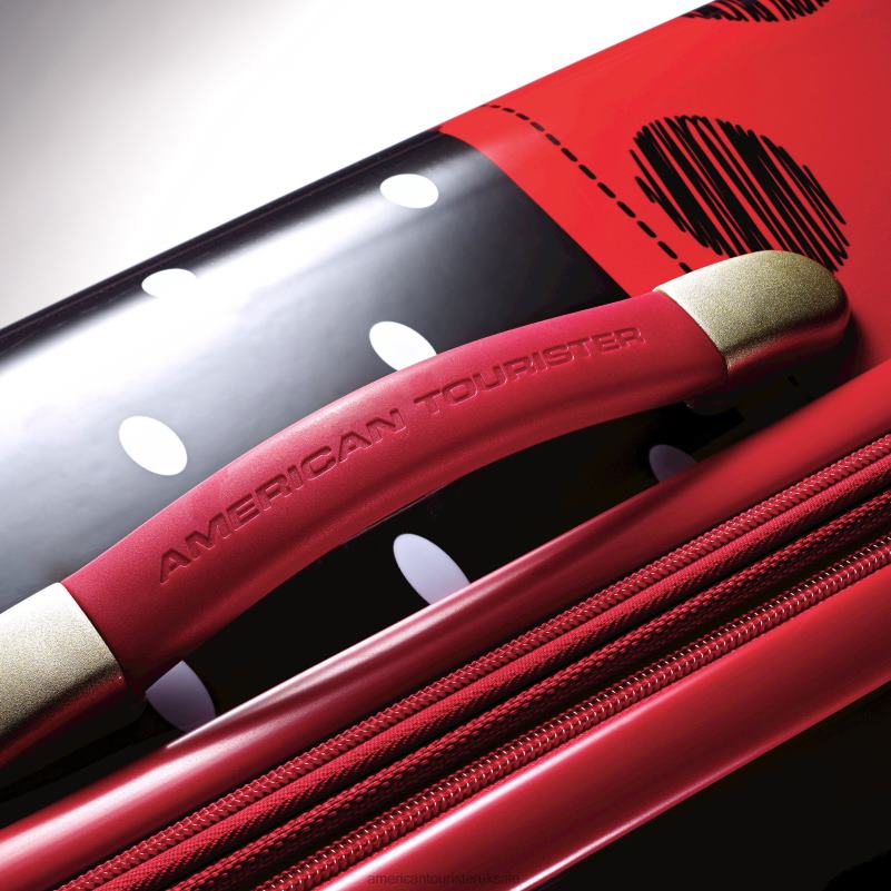 Disney Minnie Mouse 28'' Hardside Spinner 0HTH461 American Tourister Minnie Mouse Red Bow Luggage