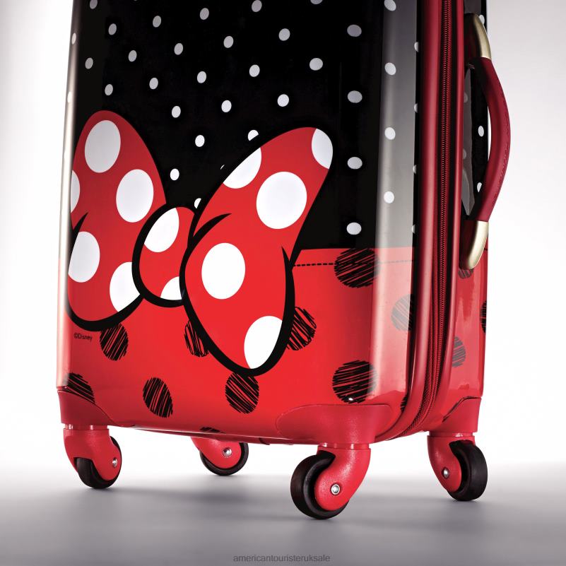 Disney Minnie Mouse 28'' Hardside Spinner 0HTH461 American Tourister Minnie Mouse Red Bow Luggage