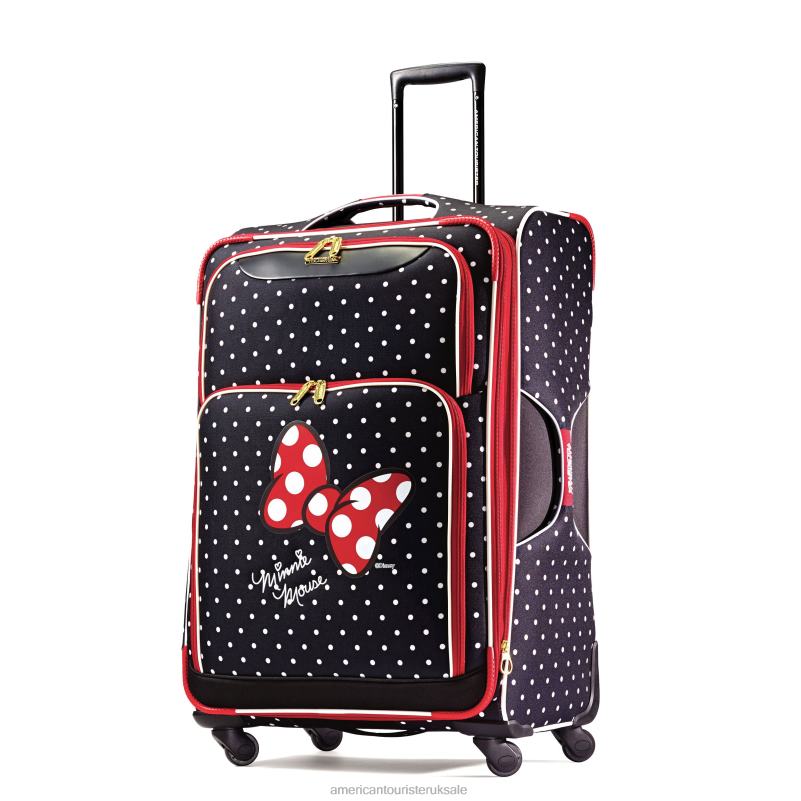 Disney Minnie Mouse 28'' Spinner 0HTH453 American Tourister Minnie Mouse Red Bow Luggage