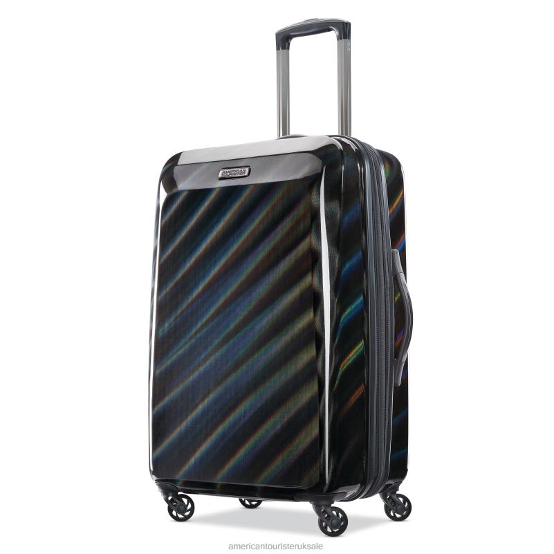 Moonlight 24'' Spinner 0HTH482 American Tourister Iridescent Black Luggage