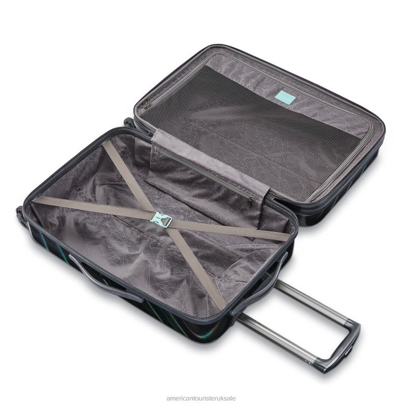 Moonlight 24'' Spinner 0HTH482 American Tourister Iridescent Black Luggage