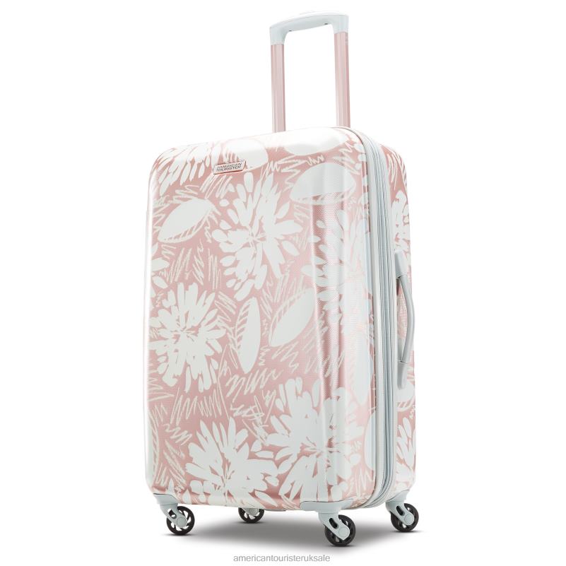 Moonlight 24'' Spinner 0HTH484 American Tourister Ascending Gardens Rose Gold Luggage