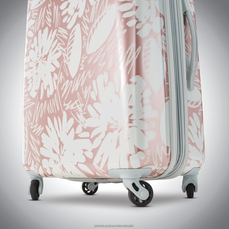 Moonlight 24'' Spinner 0HTH484 American Tourister Ascending Gardens Rose Gold Luggage