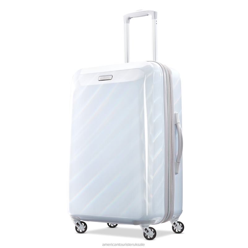 Moonlight 24'' Spinner 0HTH485 American Tourister Iridescent White Luggage