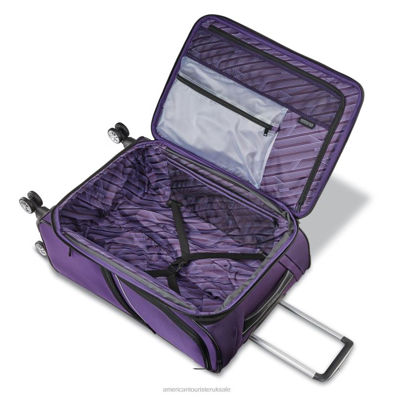Zoom Turbo 24'' Spinner 0HTH466 American Tourister Purple Luggage