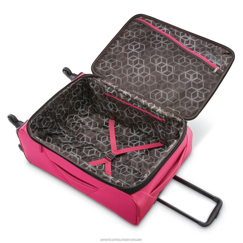 4 Kix 3 Piece Set 0HTH479 American Tourister Pink Luggage