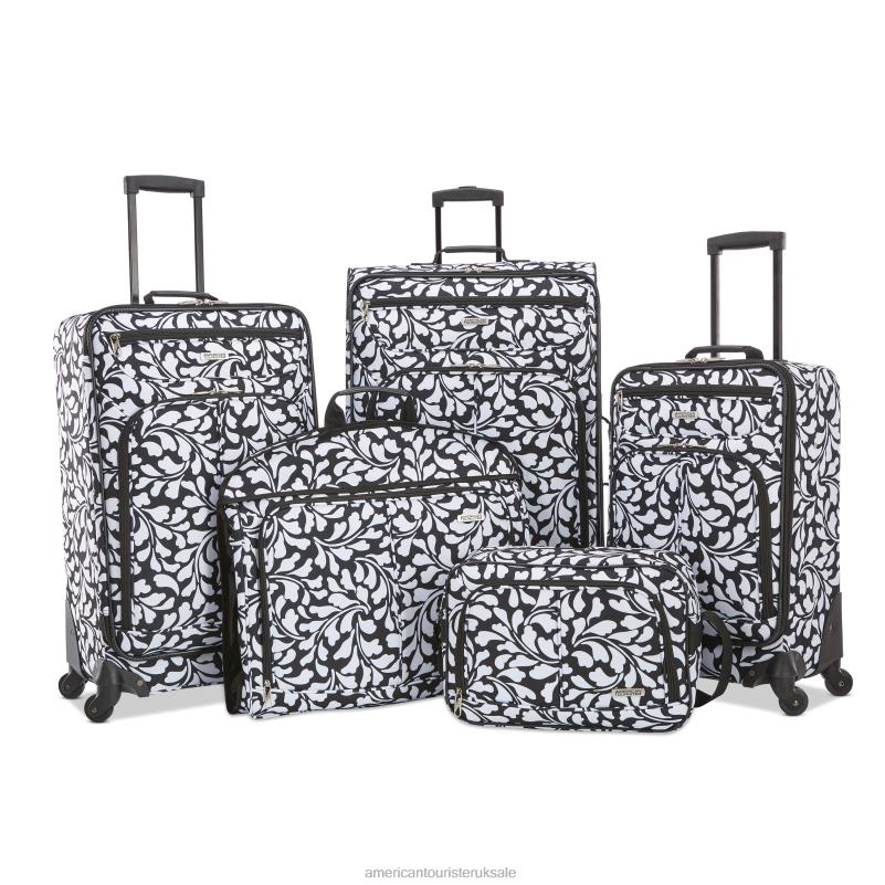 Arrival 5 Piece Set 0HTH448 American Tourister Ivy/Black Luggage