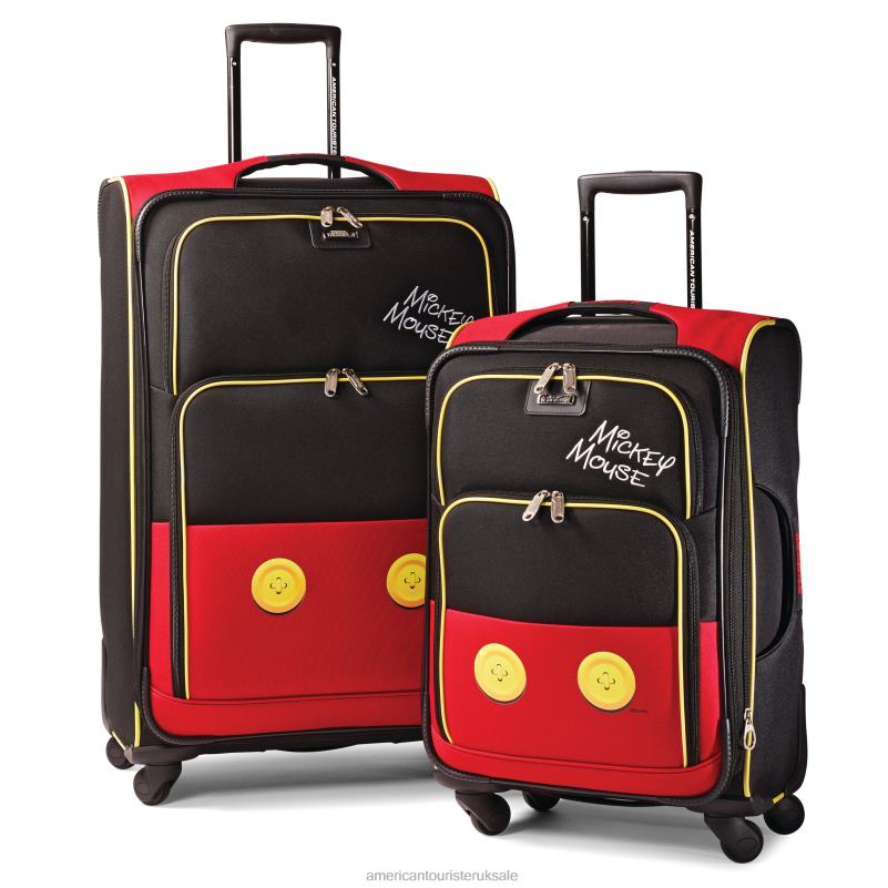 Disney Mickey Mouse 2 Piece Set 0HTH431 American Tourister Mickey Mouse Pants Luggage