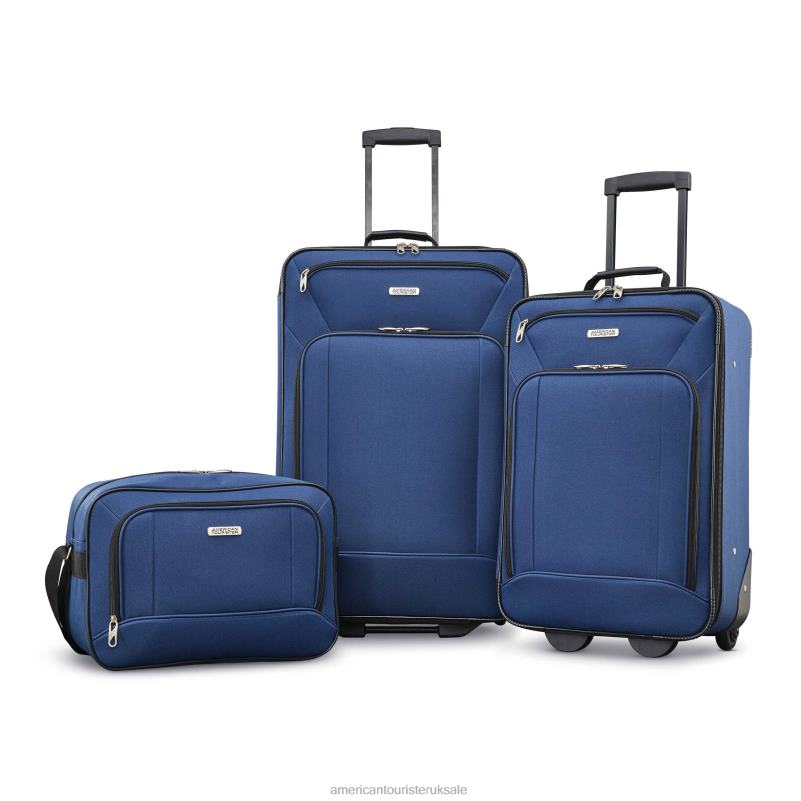Fieldbrook XLT 3 Piece Set 0HTH4116 American Tourister Navy Luggage