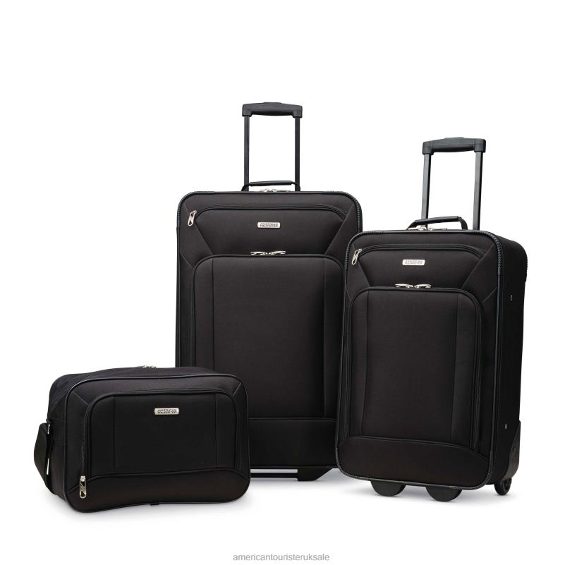 Fieldbrook XLT 3 Piece Set 0HTH4117 American Tourister Black Luggage