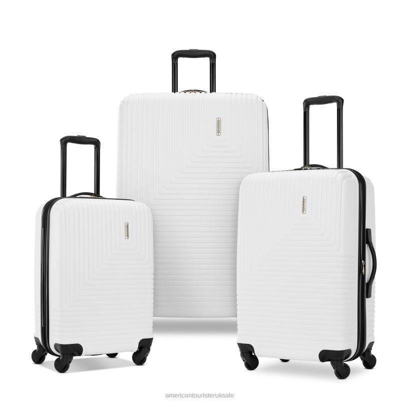 Groove 3 Piece Set 0HTH4107 American Tourister White Luggage