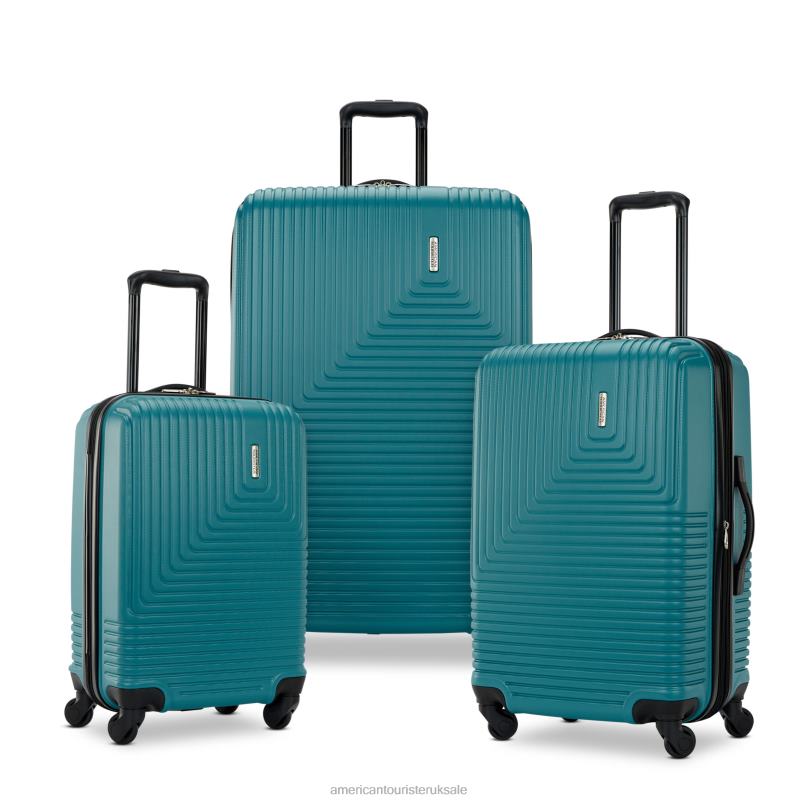 Groove 3 Piece Set 0HTH4108 American Tourister Teal Luggage