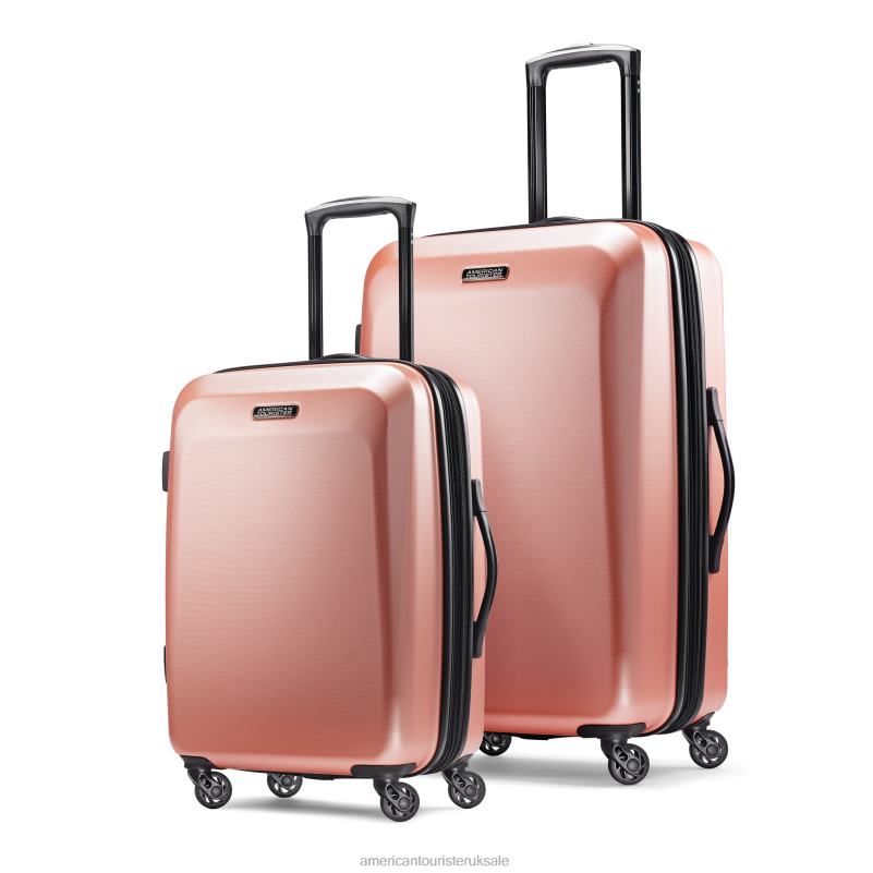 Moonlight 2 Piece Set 0HTH4126 American Tourister Rose Gold Luggage