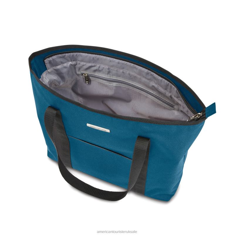 Riverbend 4 Piece Set 0HTH419 American Tourister Teal Blue Luggage