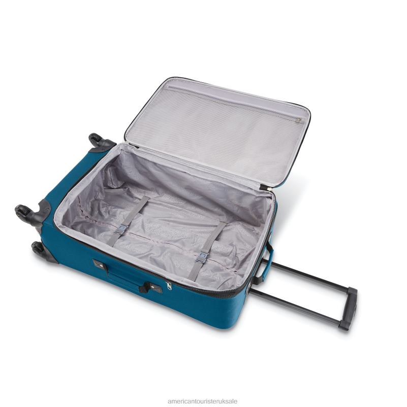 Riverbend 4 Piece Set 0HTH419 American Tourister Teal Blue Luggage