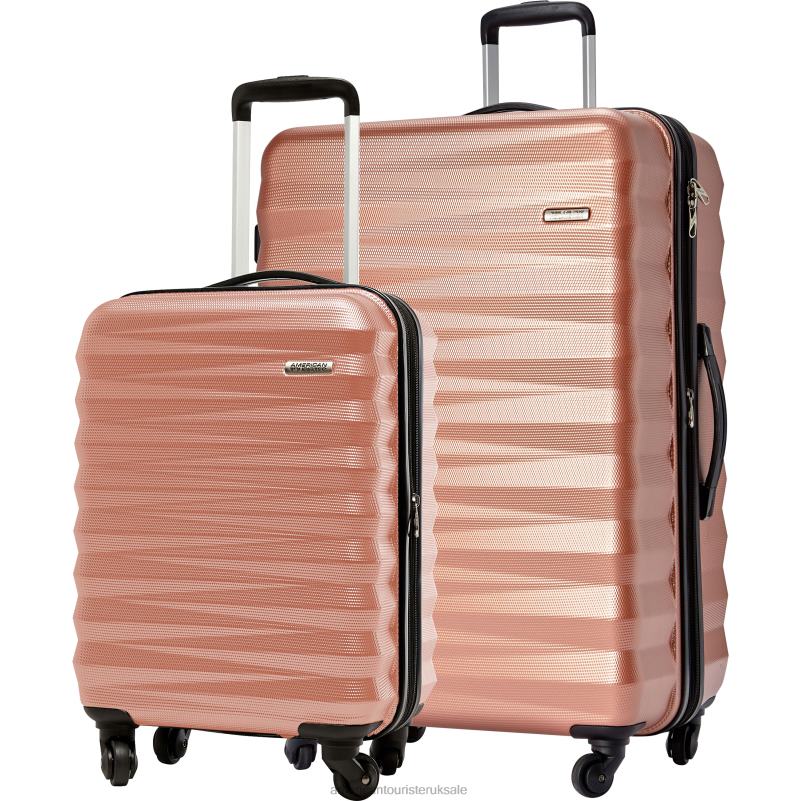 Triumph NX 2 Piece Set 0HTH45 American Tourister Rose Gold Luggage