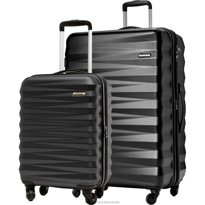 Triumph NX 2 Piece Set 0HTH47 American Tourister Black Luggage