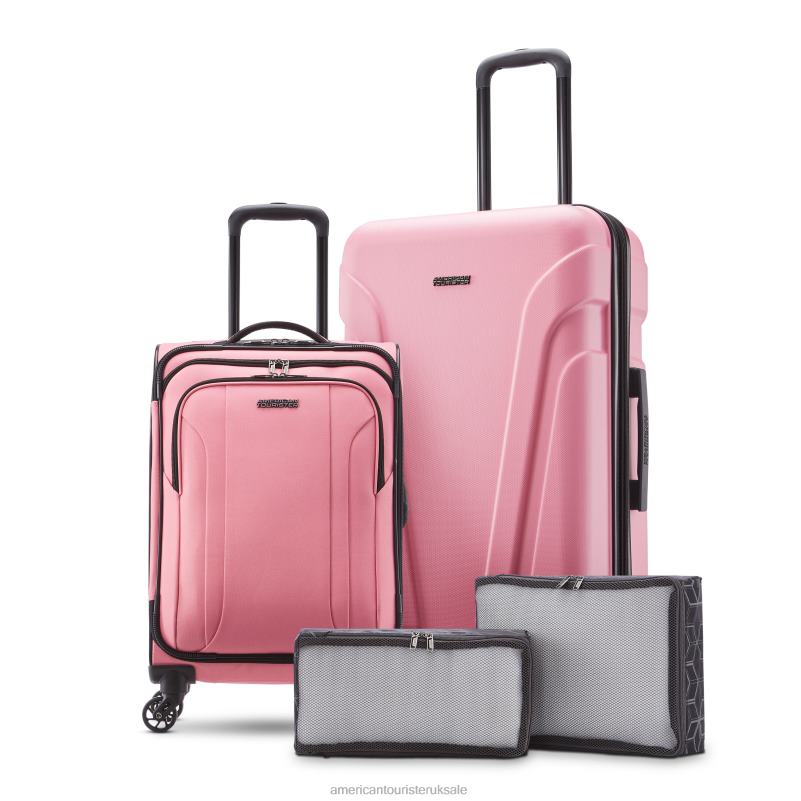 Troupe Duo 4 Piece Travel Set 0HTH4131 American Tourister Pink Lemonade Luggage