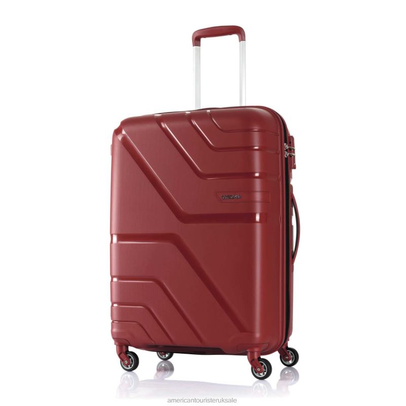 Upland 3 Piece Set 0HTH49 American Tourister Deep Red Luggage