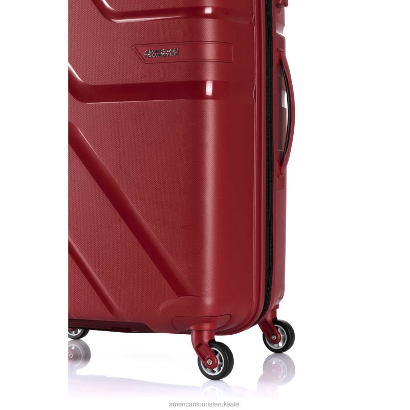 Upland 3 Piece Set 0HTH49 American Tourister Deep Red Luggage