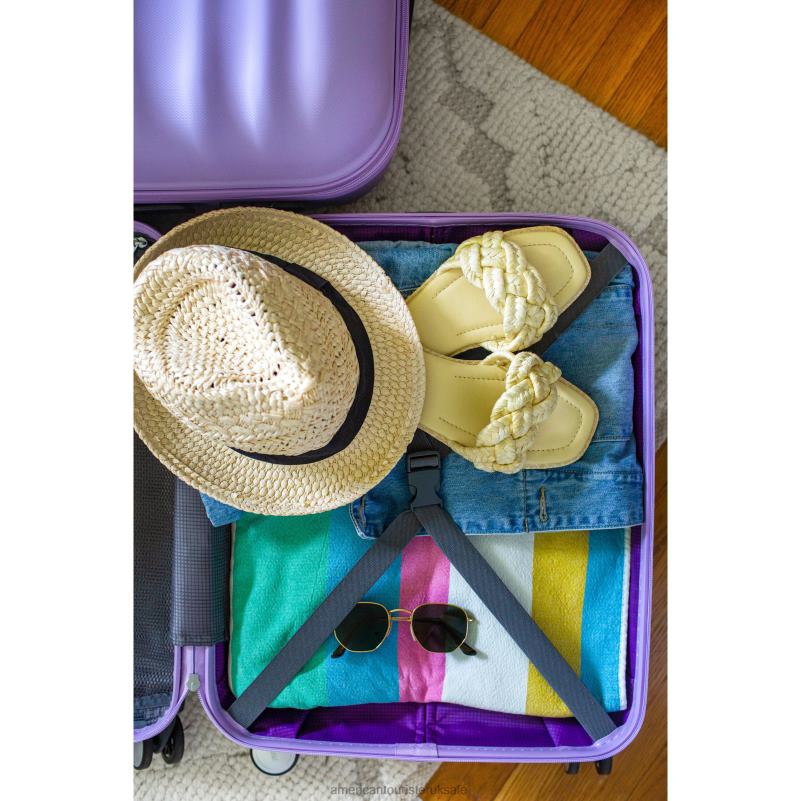 Wavebreaker 2 PC Set 0HTH443 American Tourister Celery Green Luggage